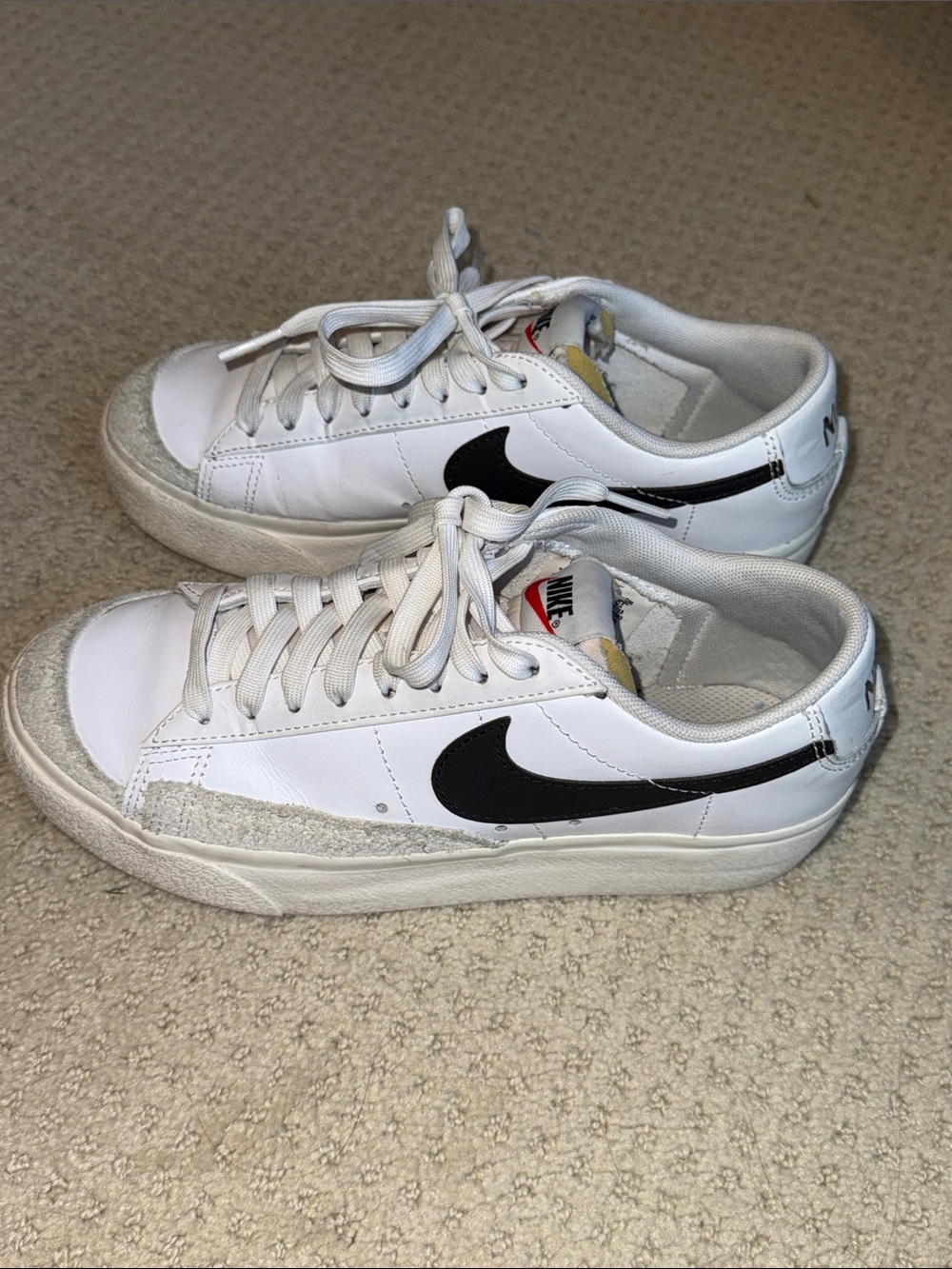 Nike Women's Blazer Low Platform Casual Sneakers